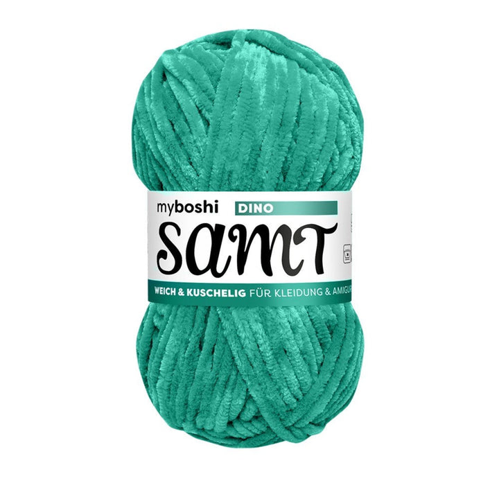 Oppdag Myboshi Samt Chenillegarn – mykt, slitesterkt og perfekt for amigurumi, puter og mer! 100g nøster med 100 meter, OEKO-TEX-sertifisert.

