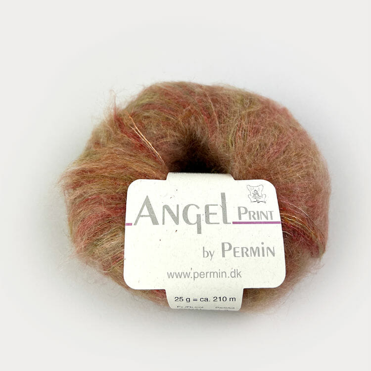 angel by permin i coral og rust farge 51